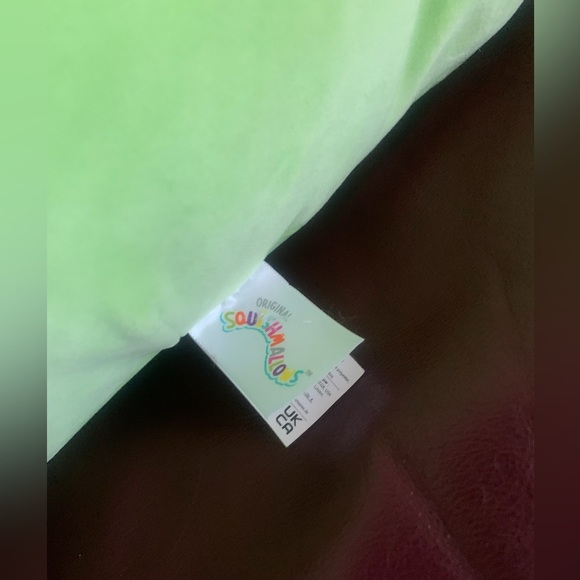 Seanster the Stegosaurus Dinosaur Plushie Squishmallow w/Orange Horn; 16” - Picture 4 of 6